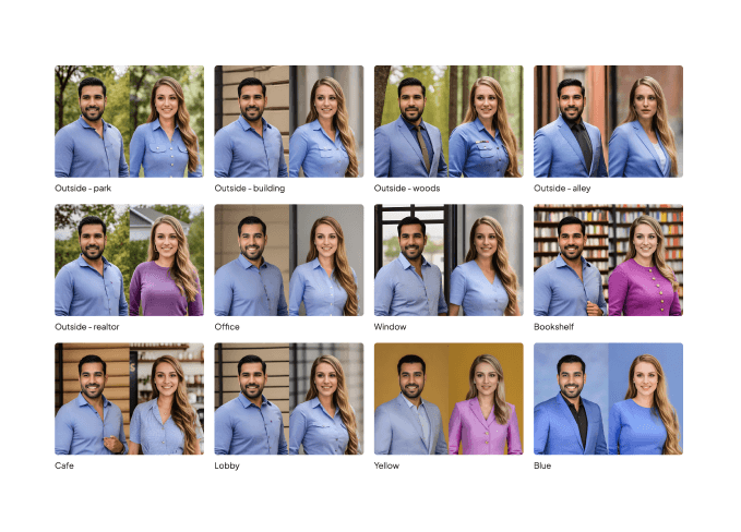 Generation for Team Business Headshots