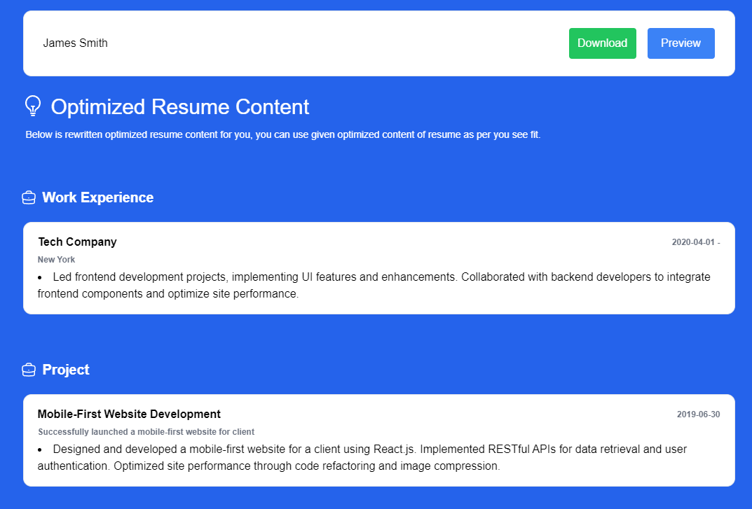 Free Ai Resume Rewriter