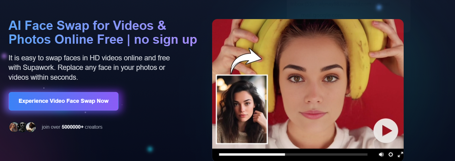 ai face swap example