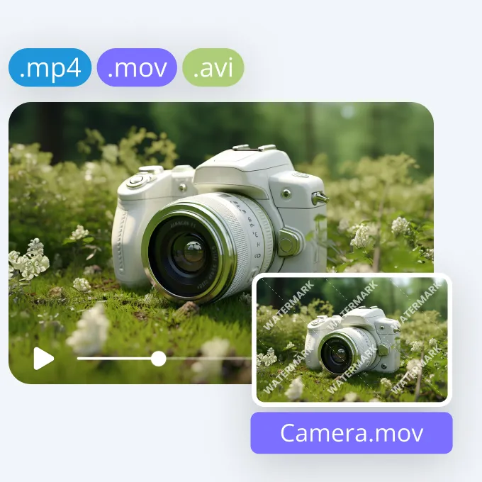 إزالة العلامة المائية من الفيديو الذكي