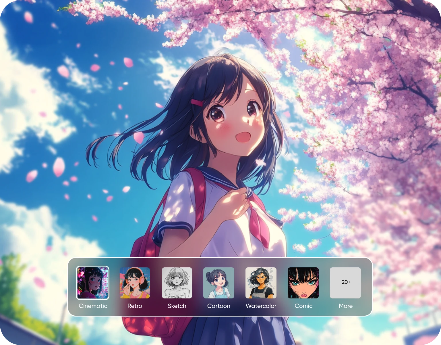 Visual Storytelling with AI Anime