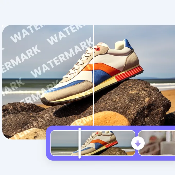 Naadloze watermark verwijdering zonder kwaliteitsverlies