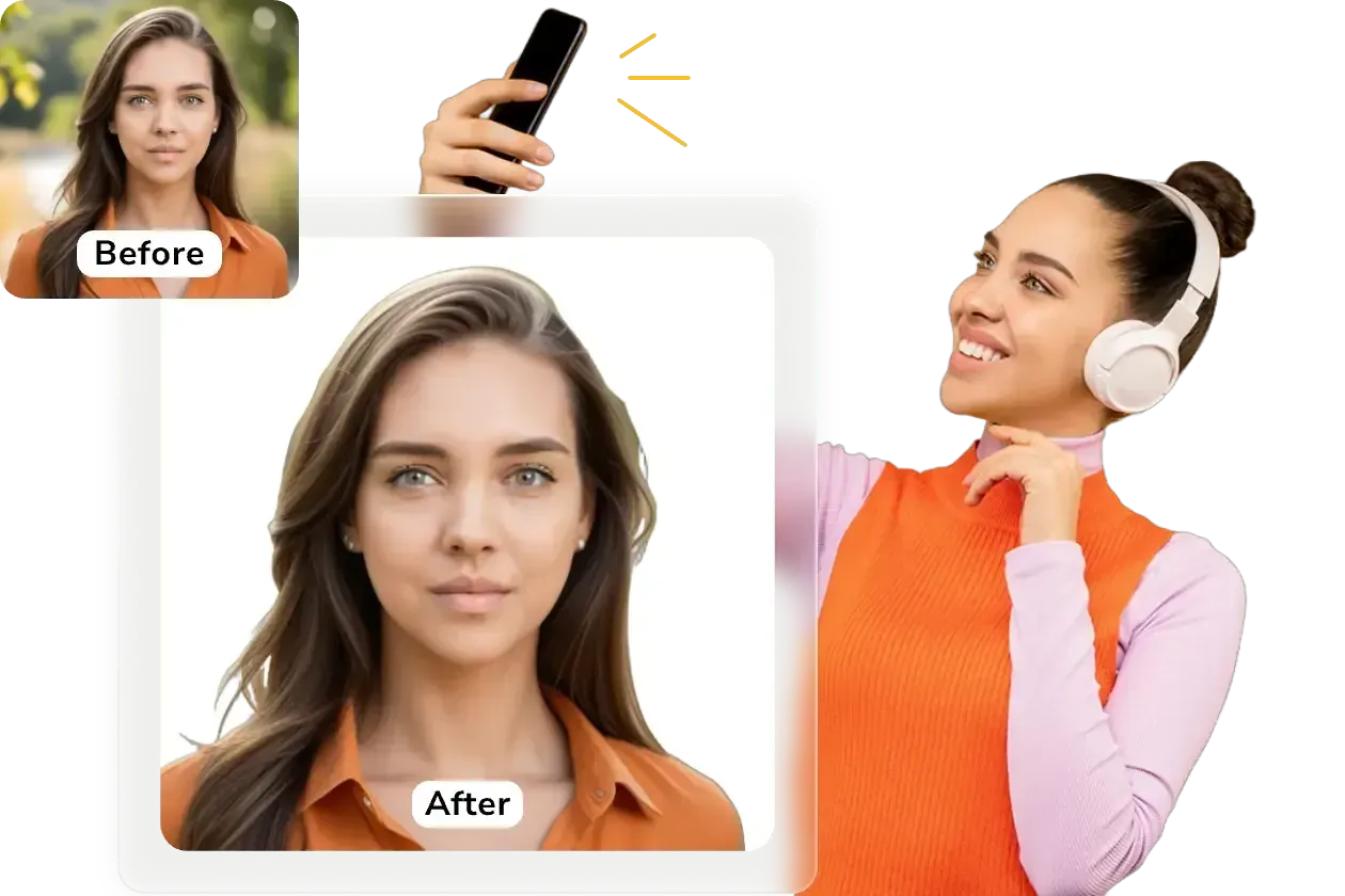 make passport photo
